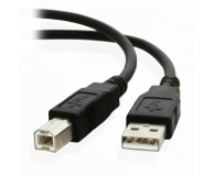 GEMBIRD KABEL USB 2.0 A-B M/M 4.5M CZARNY CCP-USB2-AMBM-15 - 64537 - zdjęcie 2
